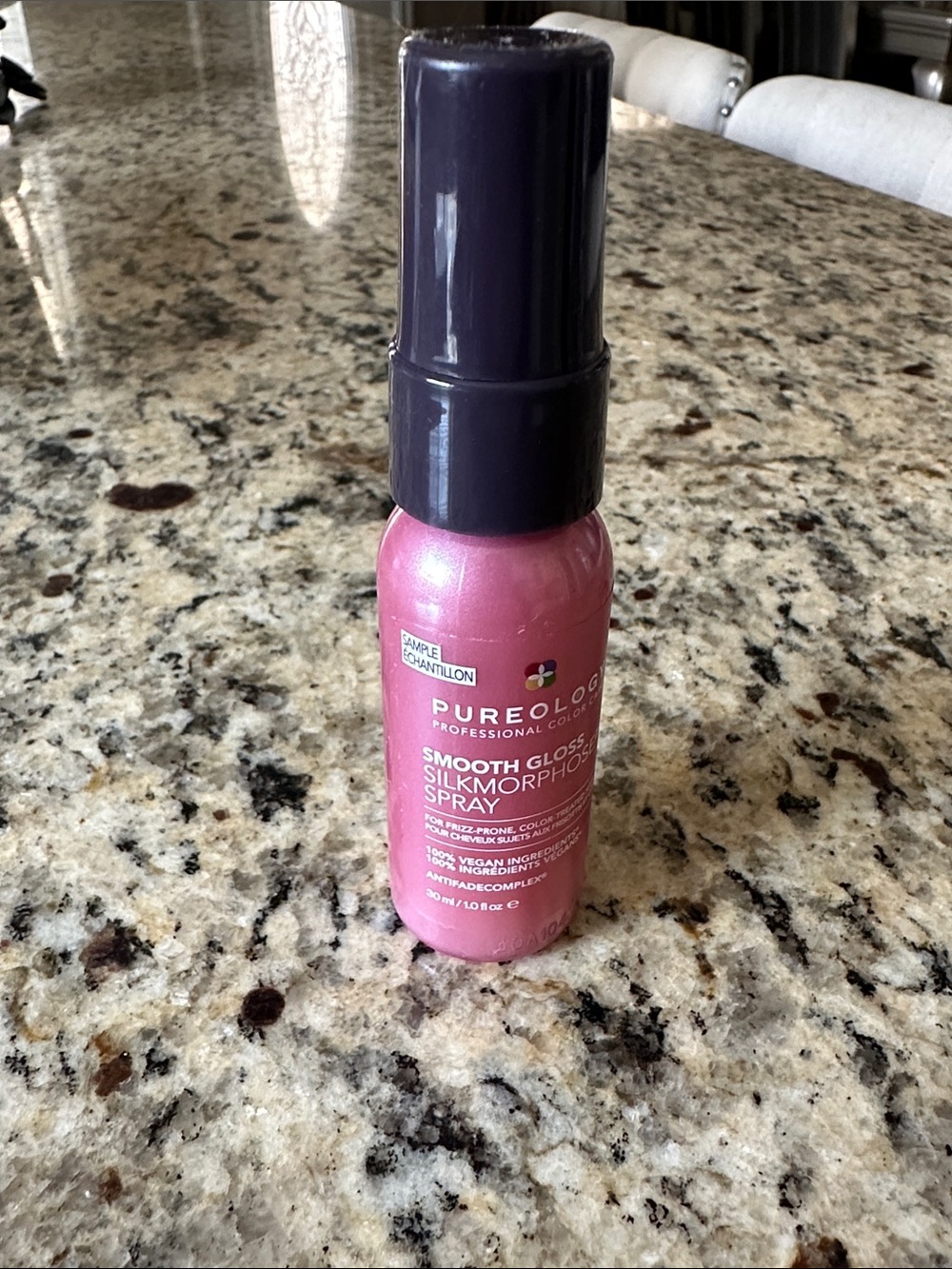 Pureology Smooth Gloss Silkmorphosis Spray - Pink with Purple Cap